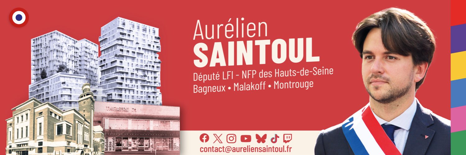 Aurélien Saintoul's banner