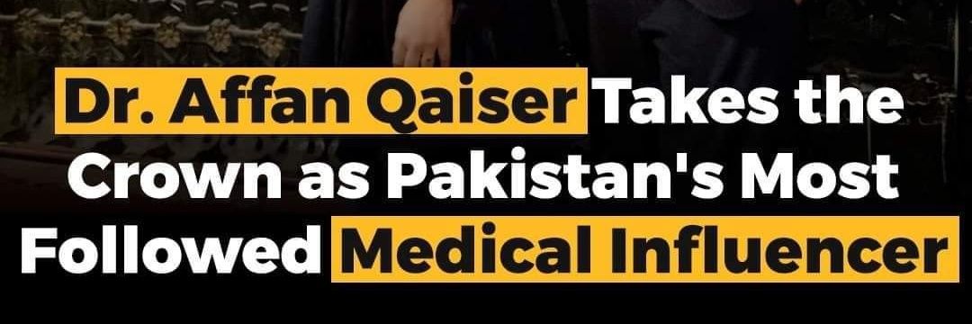 Dr. Muhammad Affan Qaiser's banner
