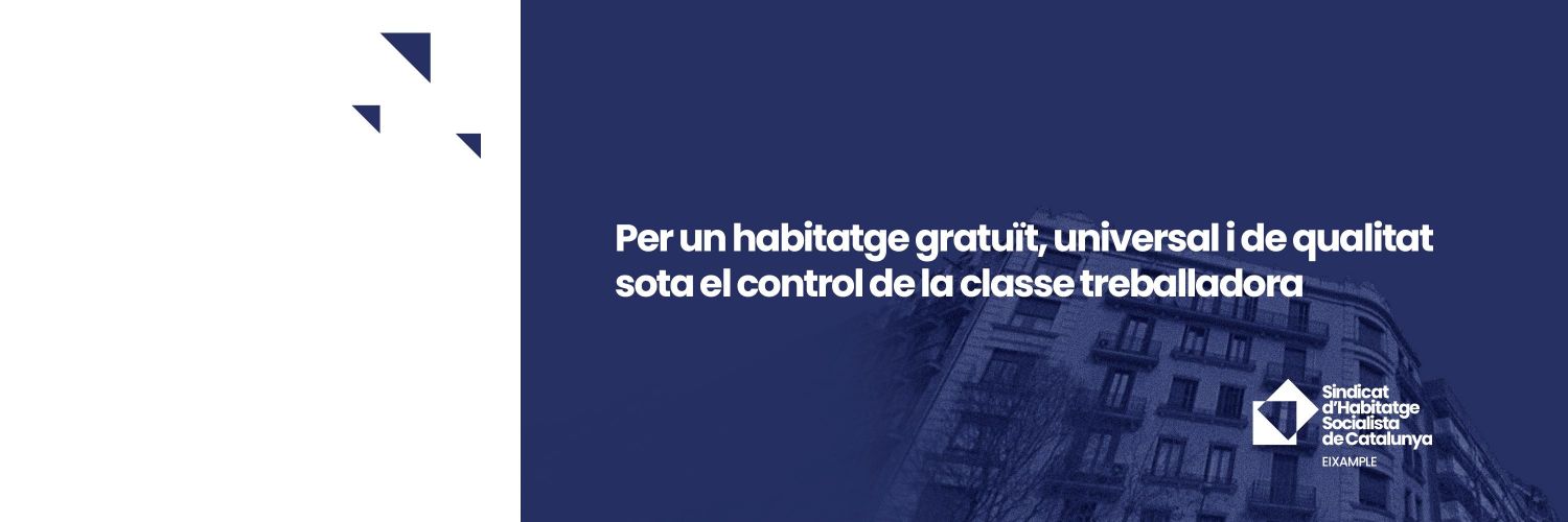 Sindicat d'Habitatge de l'Eixample's banner