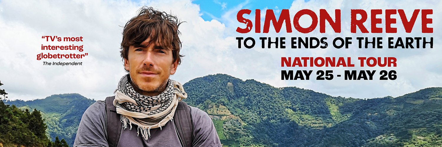 Simon Reeve's banner