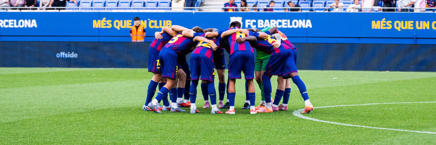 Barça Atlètic's banner