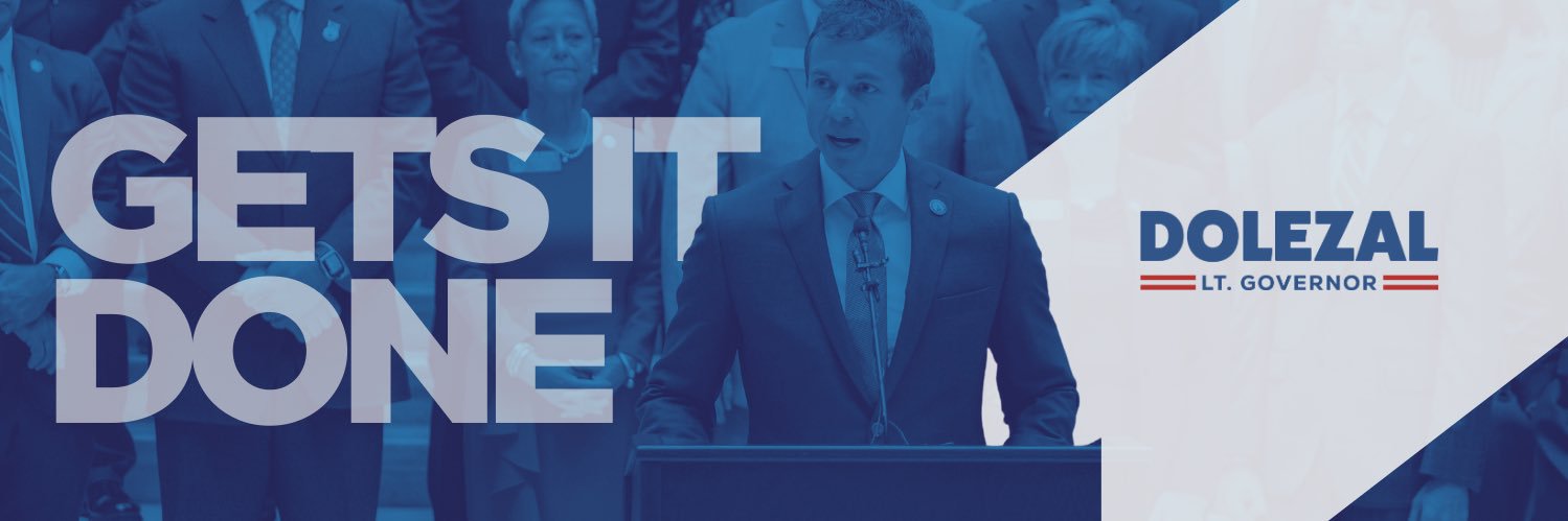 Senator Greg Dolezal's banner