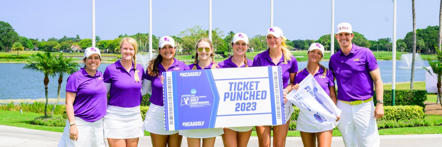 LSU Women's Golf's banner