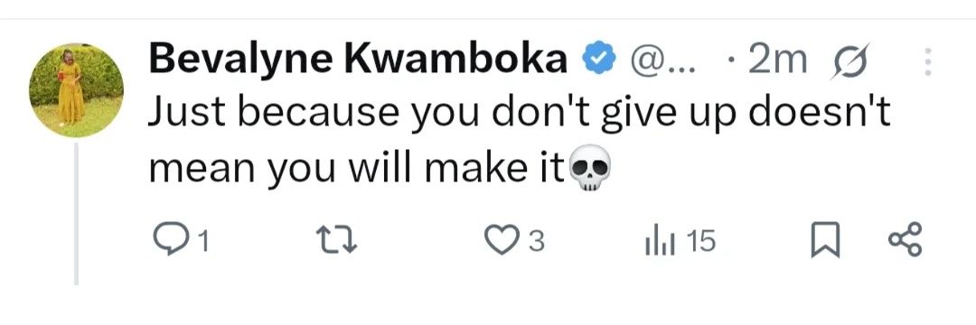 Bevalyne Kwamboka's banner