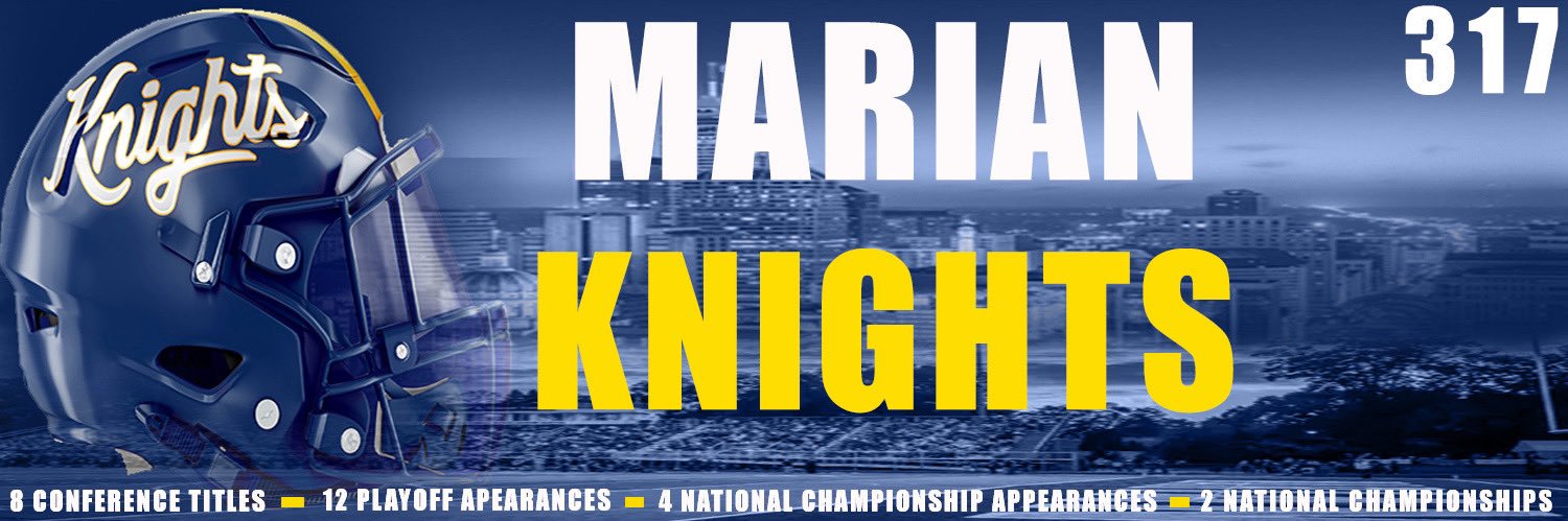 Marian Football's banner