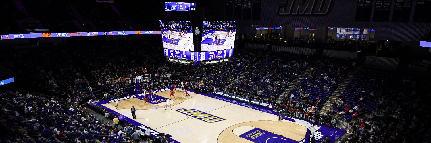 JMU Men's Basketball's banner