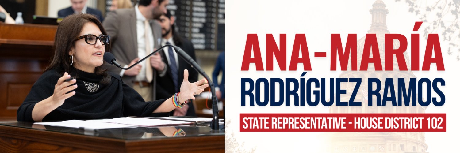 Rep. Ana-María Rodríguez Ramos's banner