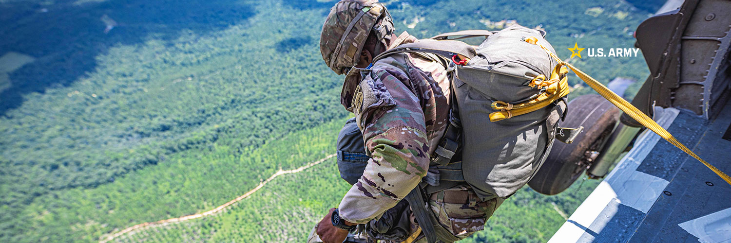 U.S. Army's banner