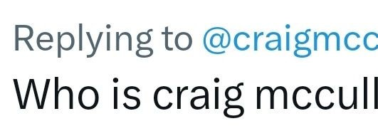 Craig McCulloch's banner