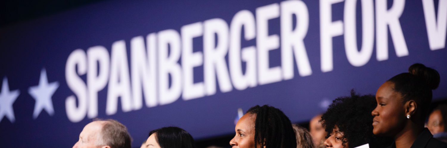 Abigail Spanberger's banner