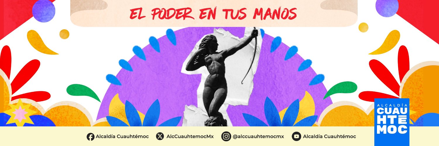 Alcaldía Cuauhtémoc's banner