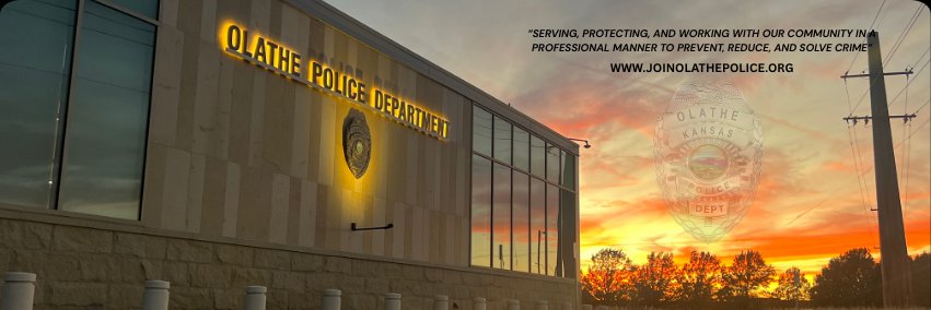 Olathe Police's banner