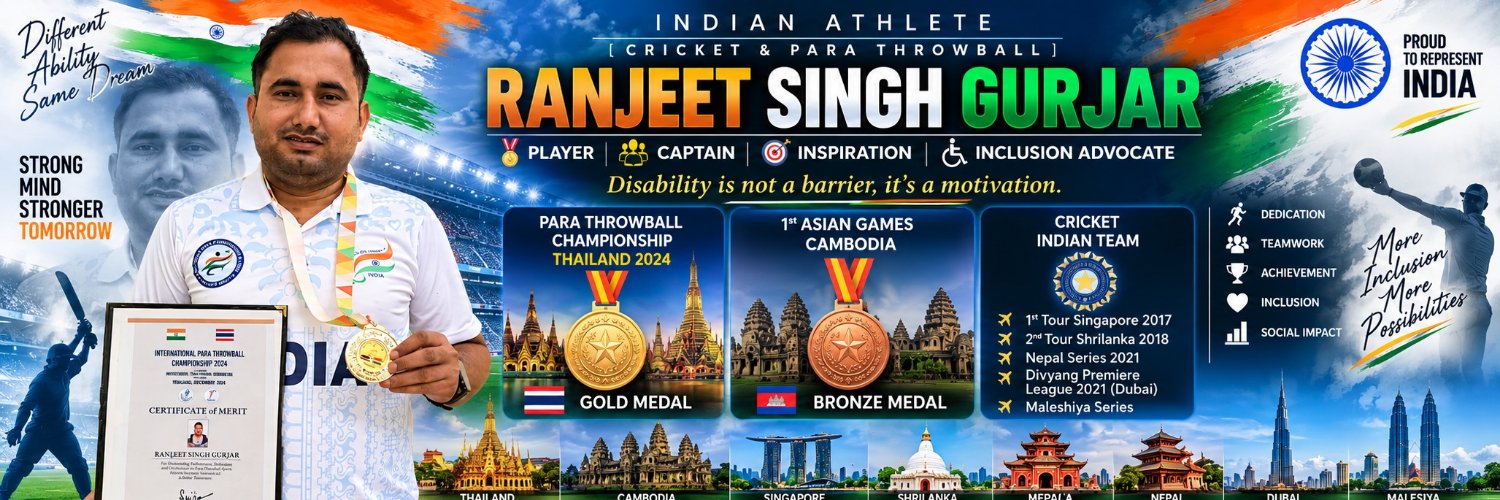 Ranjeet singh Gurjar's banner