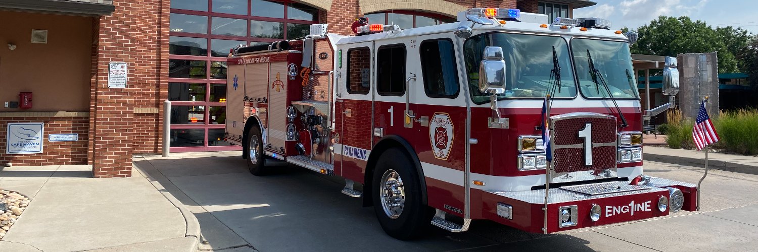 Aurora Fire Rescue's banner