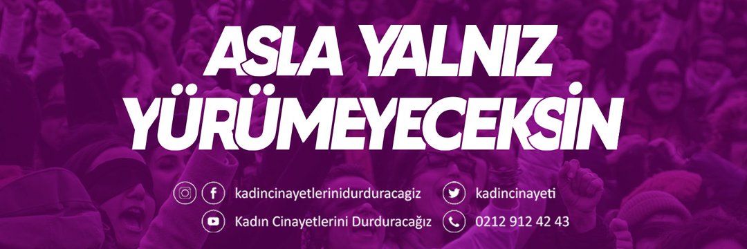 Kadın Cinayetlerini Durduracağız Platformu's banner
