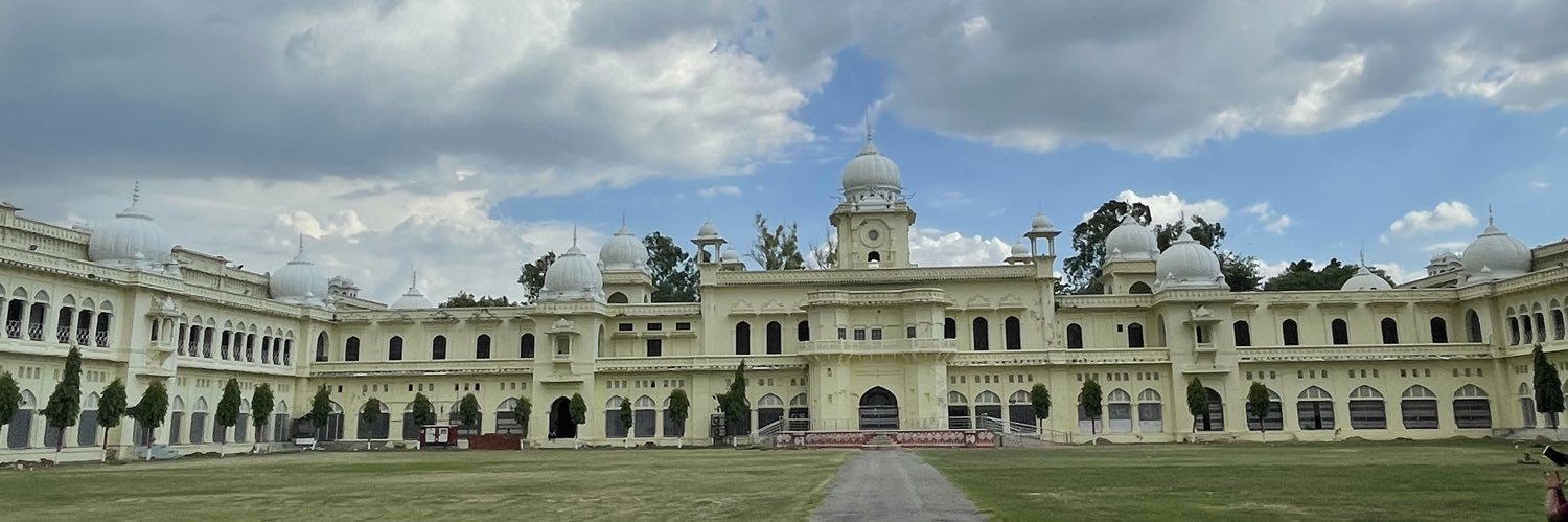 University of Lucknow's banner