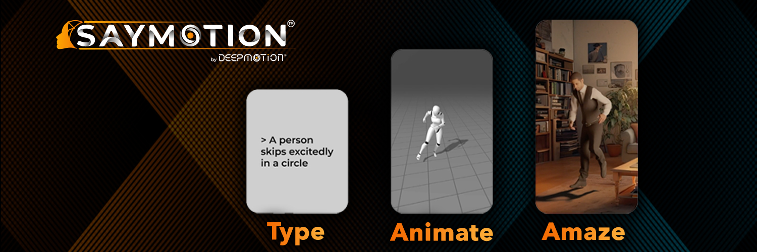 DeepMotion's banner