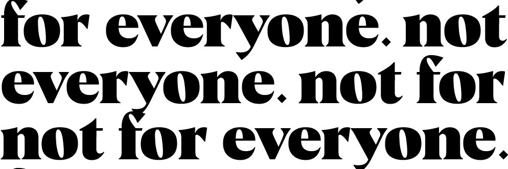 palmer // not for everyone's banner