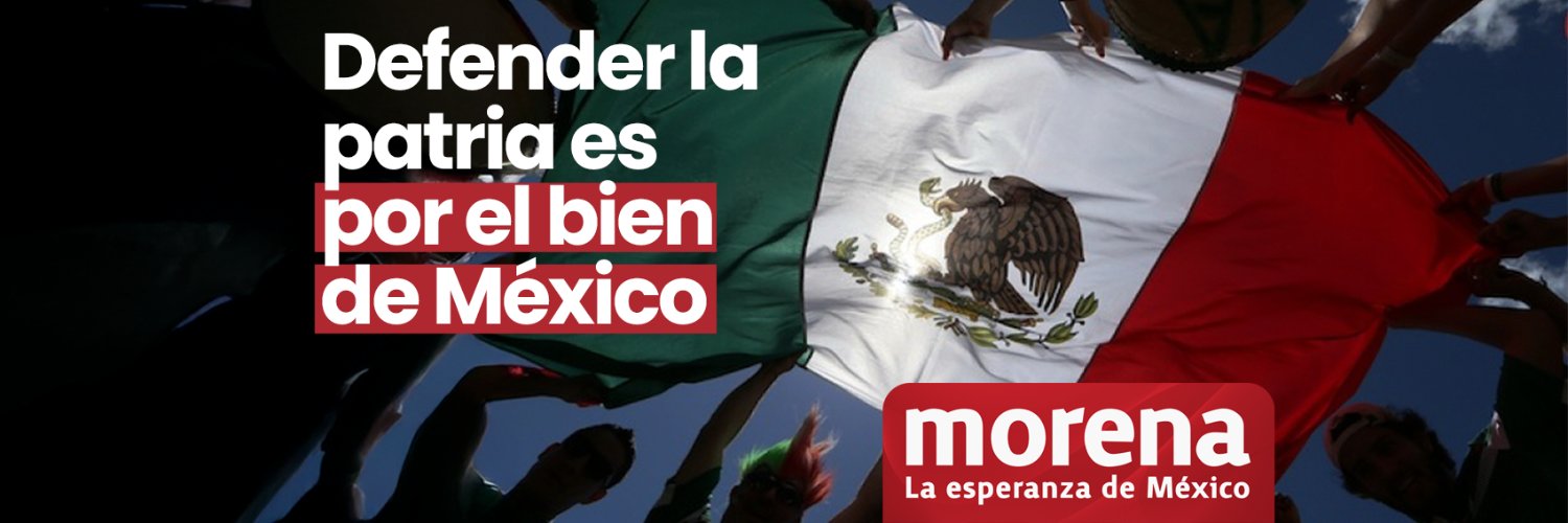 Morena's banner