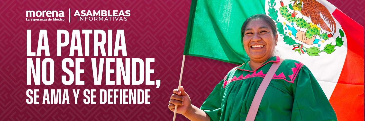 Morena's banner