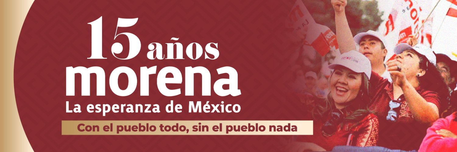 Morena's banner