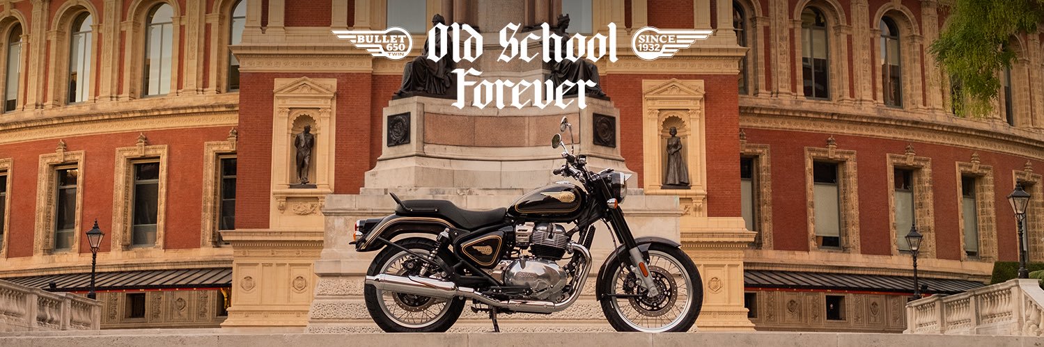 Royal Enfield's banner