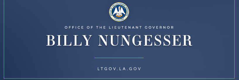 Office of Lt. Gov. Billy Nungesser's banner