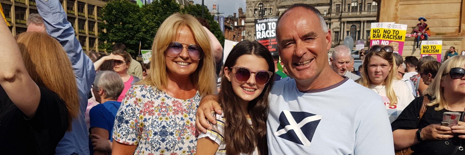 Tommy Sheridan's banner