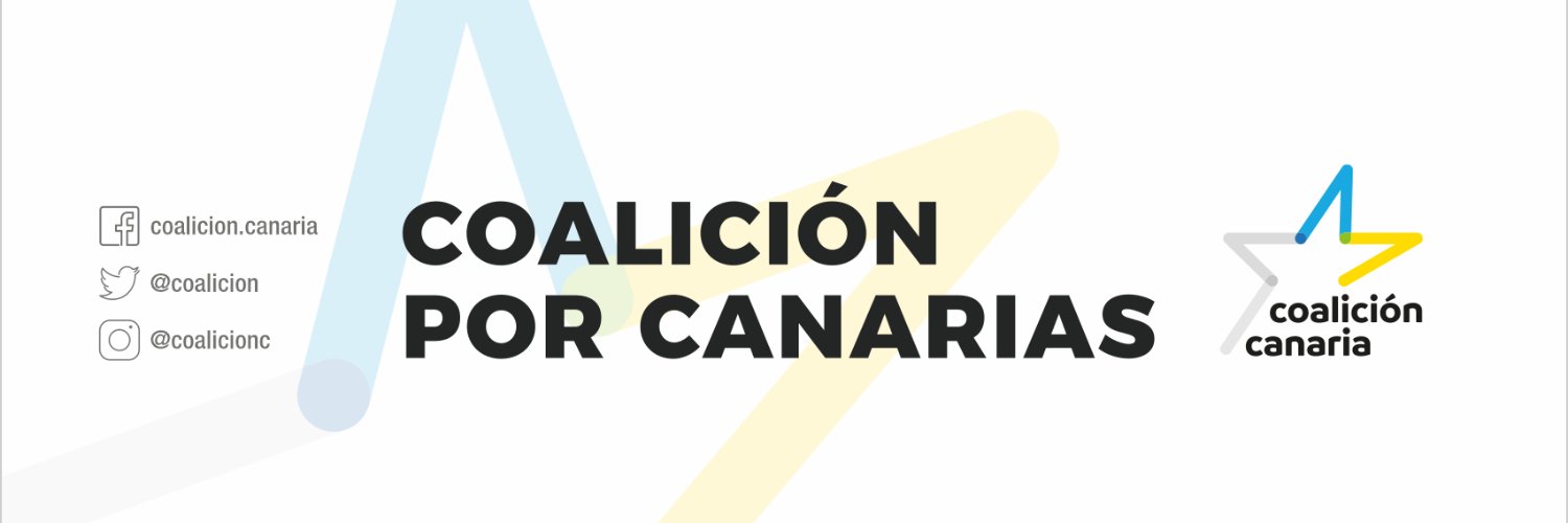 Coalición Canaria's banner
