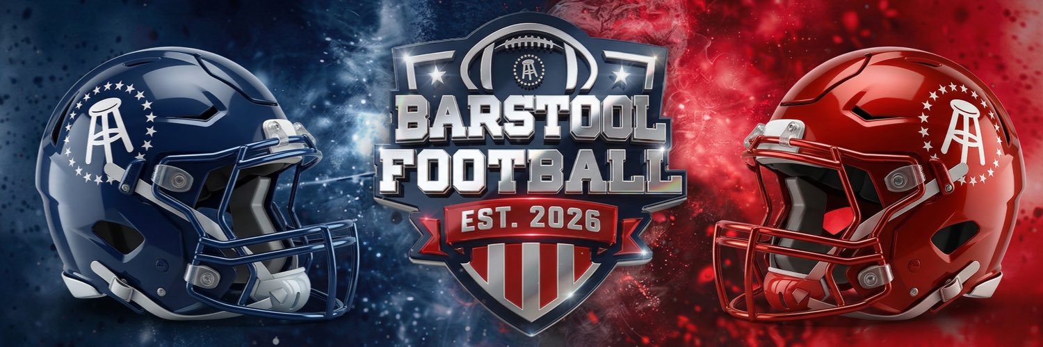 Barstool Football's banner