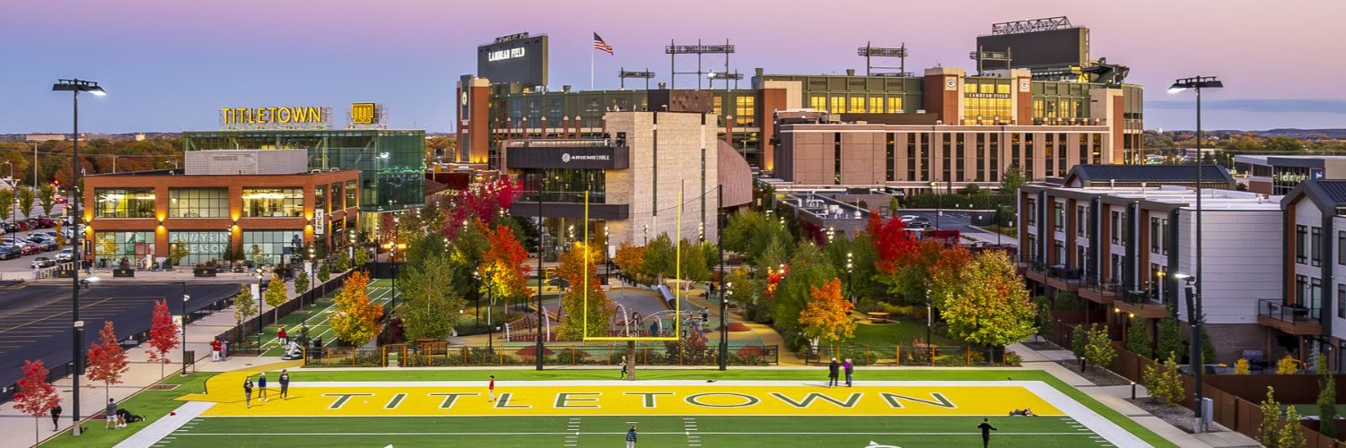 Titletown's banner