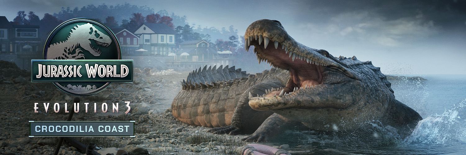 Jurassic World Evolution 3's banner