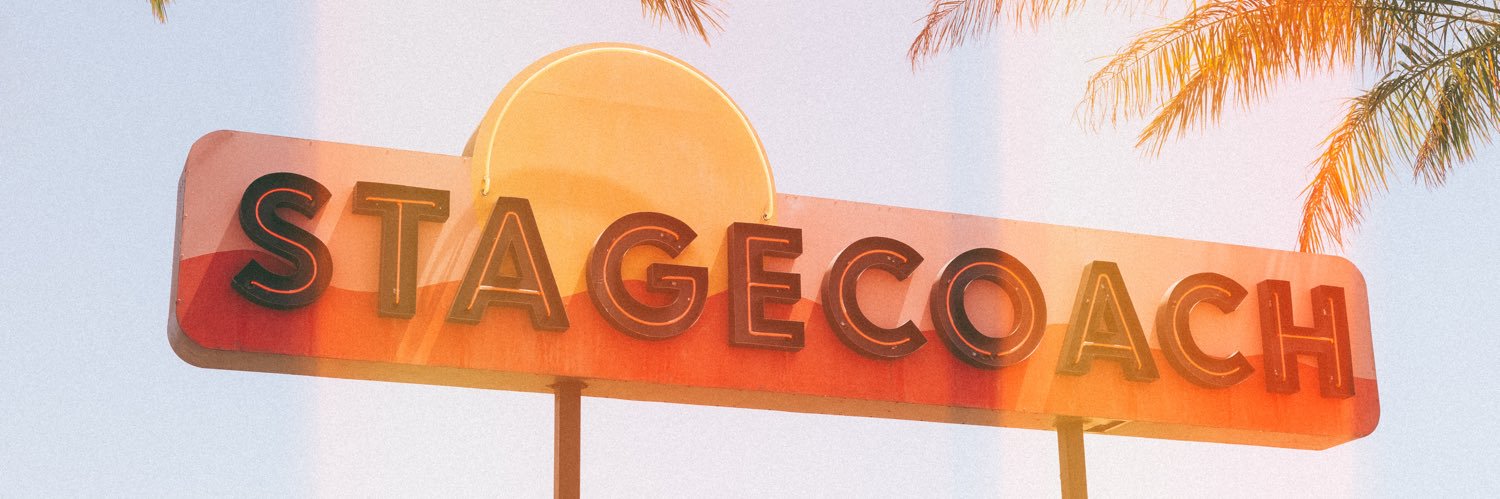 Stagecoach Festival's banner