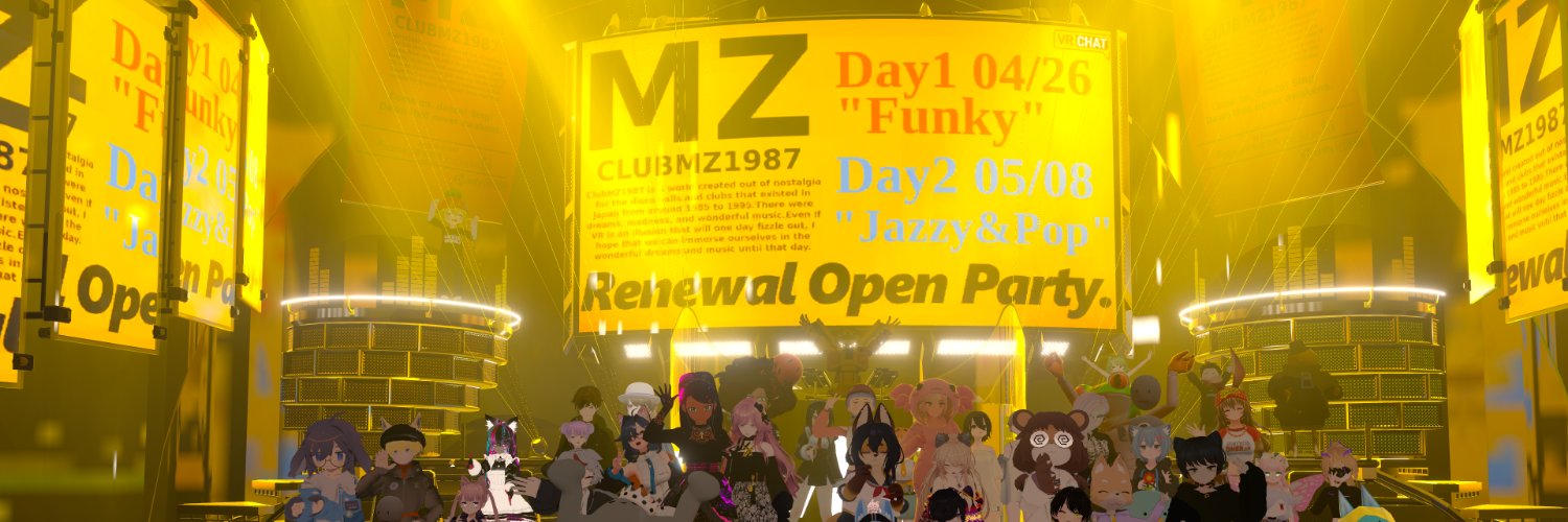 Mazzn1987(VRC:Mazzn1987)@DJ/メタバースDJ's banner