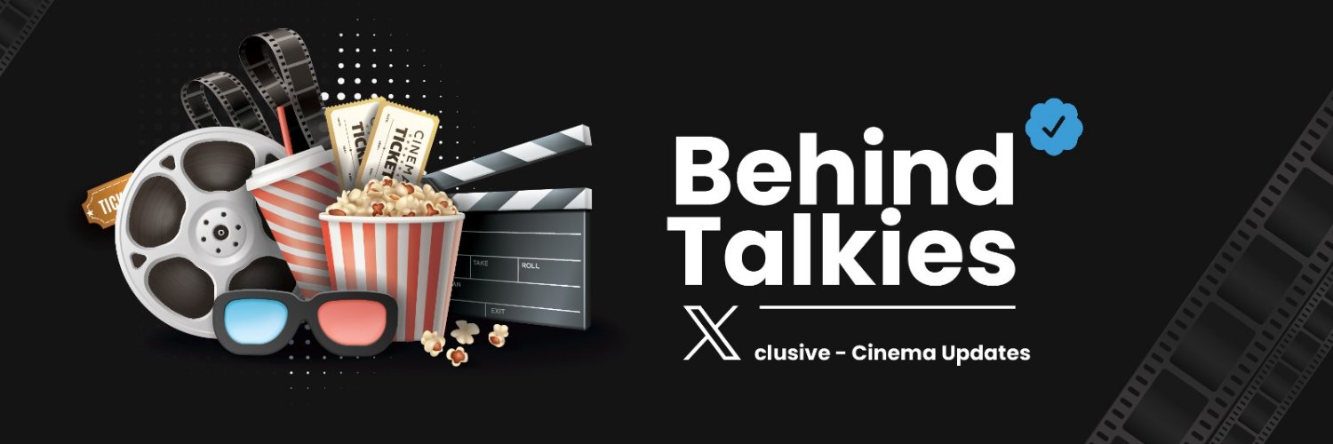 Behind Talkies's banner