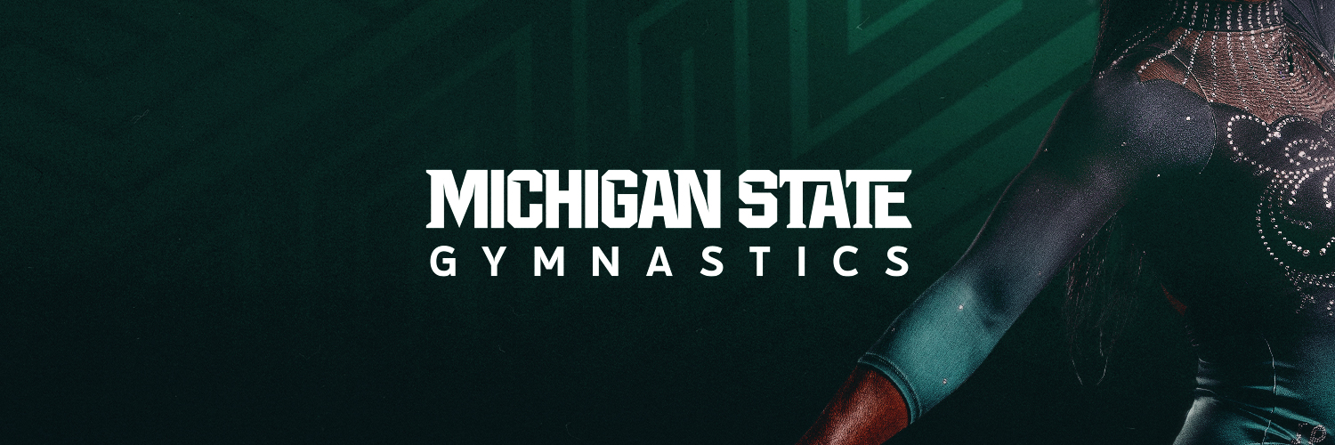 Michigan State Gymnastics's banner