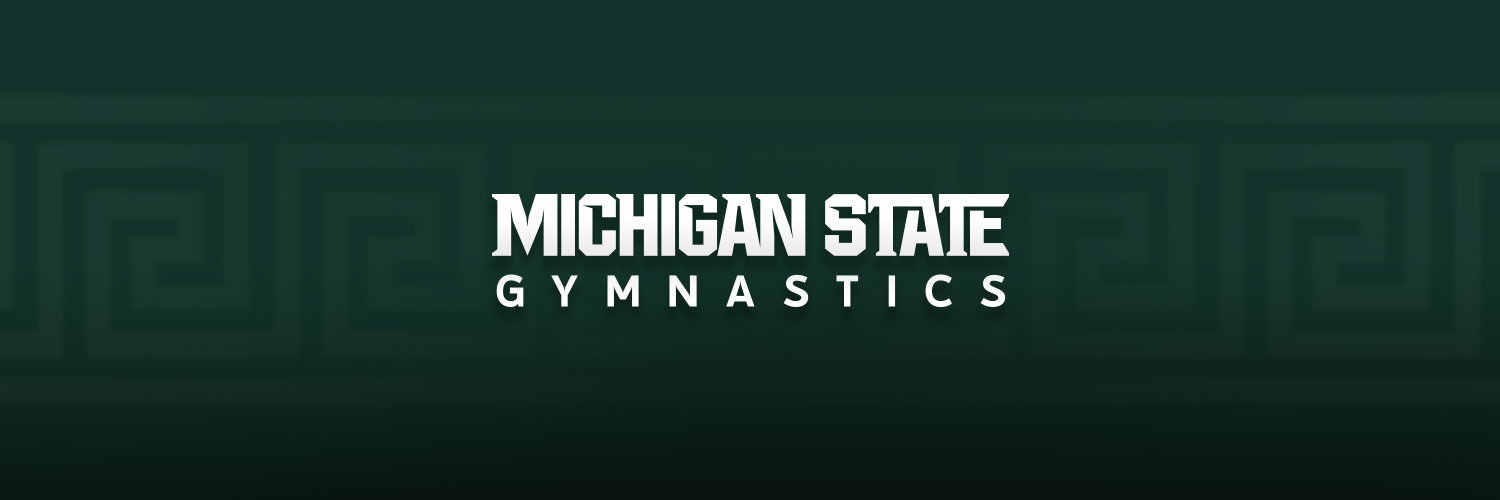 Michigan State Gymnastics's banner