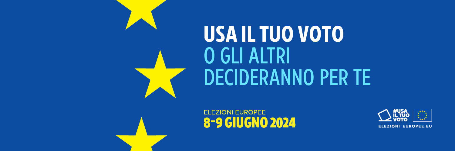 UE in Italia's banner