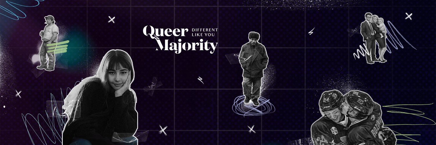 Queer Majority's banner