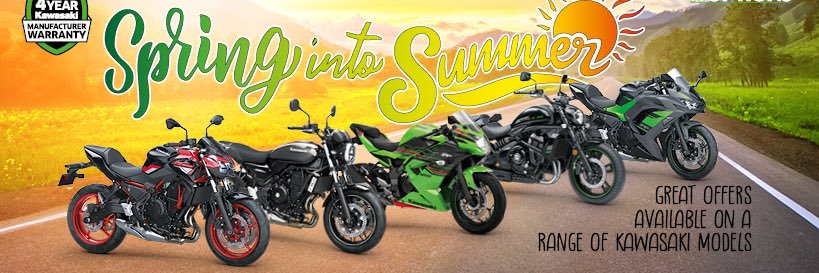Kawasaki UK's banner
