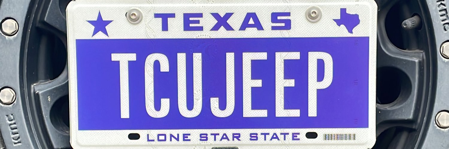 TCU Jeep's banner