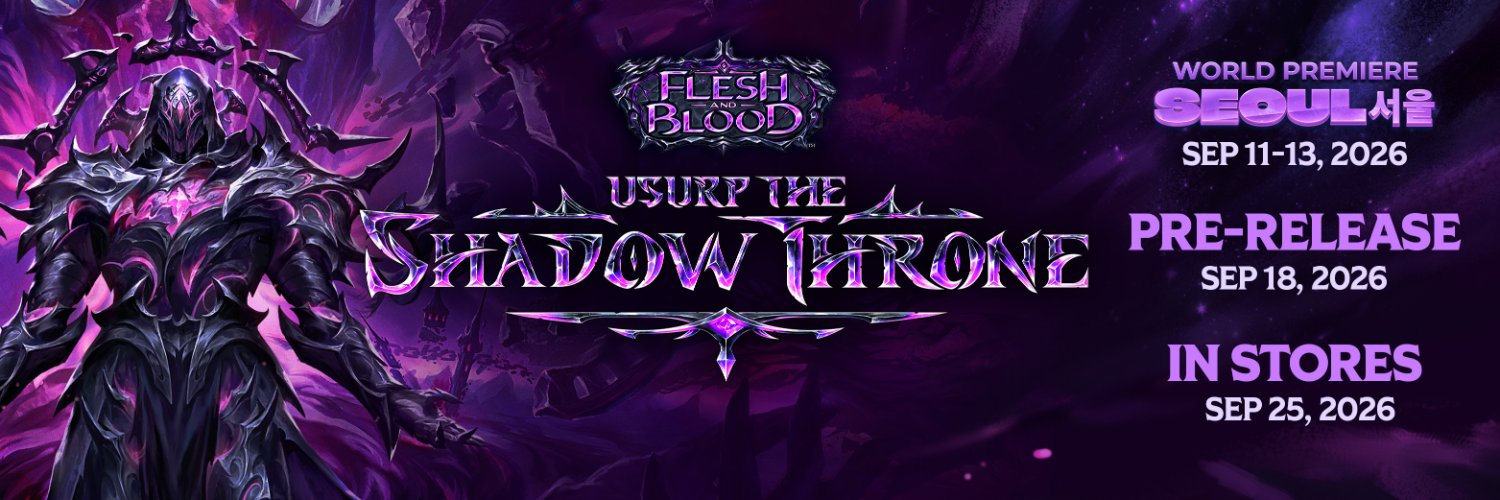 Flesh and Blood's banner