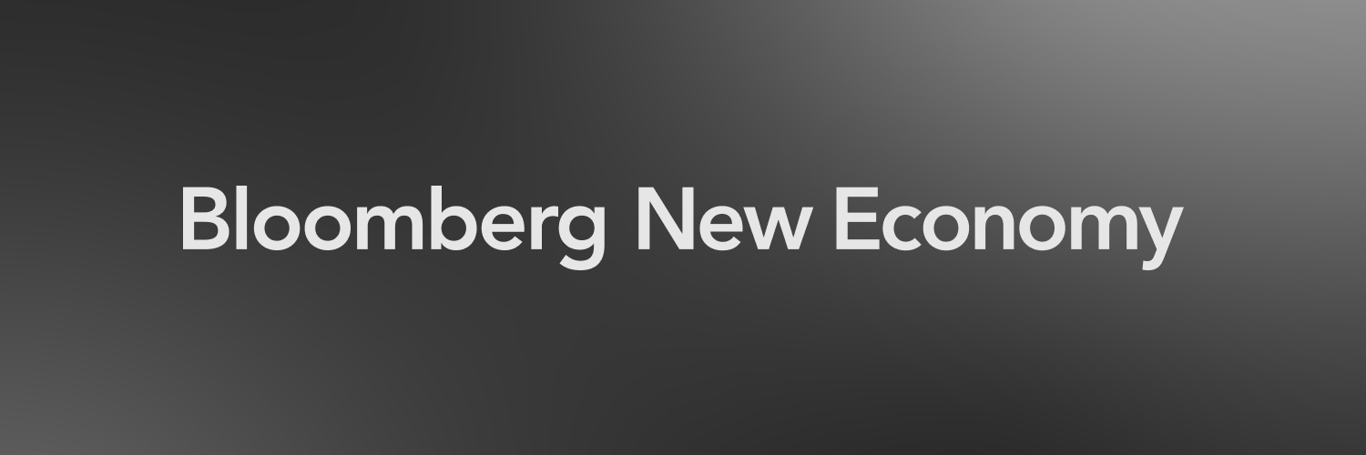 Bloomberg New Economy's banner