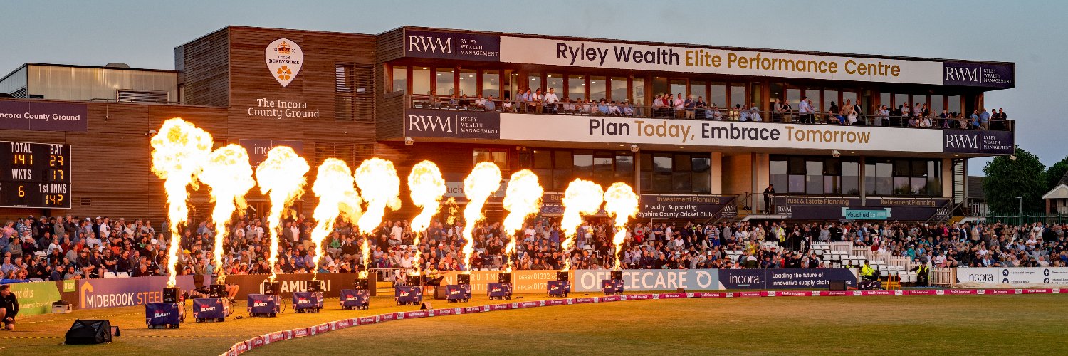 Derbyshire CCC's banner