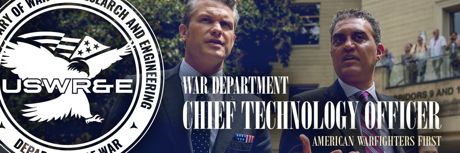 Department of War CTO's banner