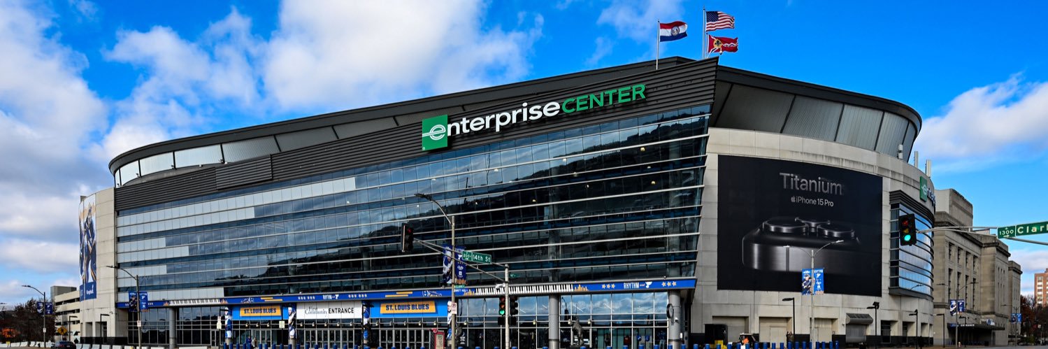 Enterprise Center's banner
