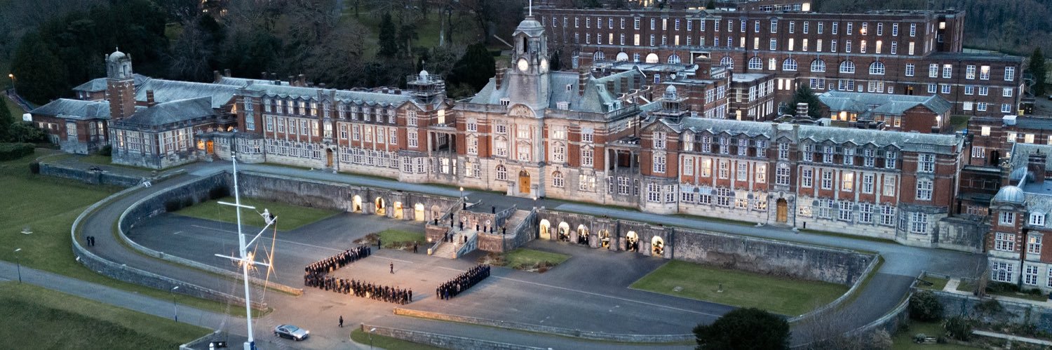 Britannia Royal Naval College's banner