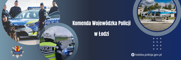 Łódzka Policja's banner