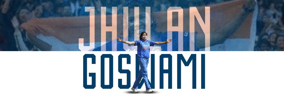 Jhulan Goswami's banner