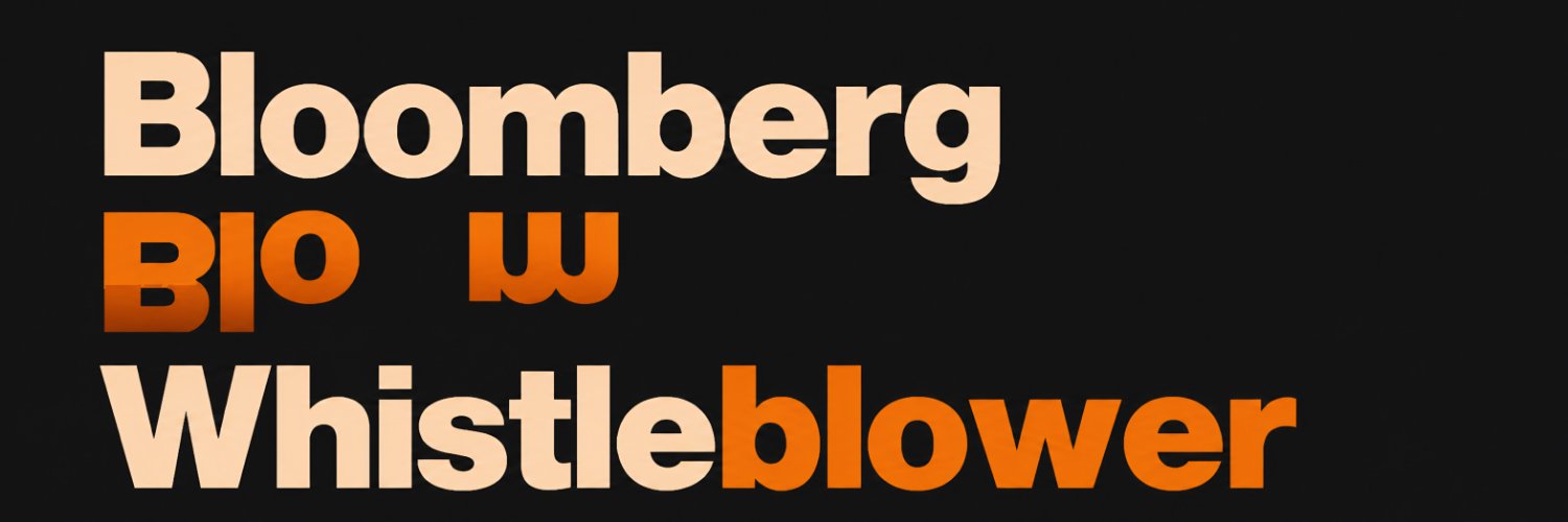 Bloomberg Whistleblower's banner